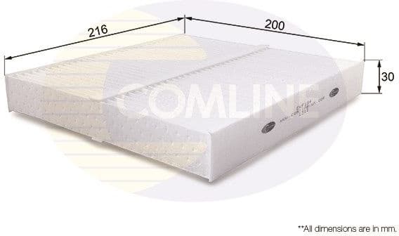 Filter, cabin air EKF194