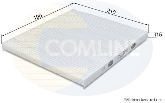 Filter, cabin air EKF399
