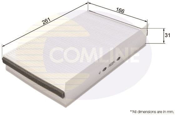 Filter, cabin air EKF150