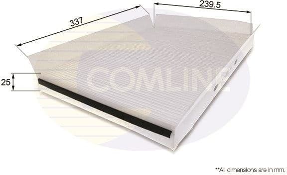 Filter, cabin air EKF244