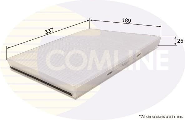 Filter, cabin air EKF383