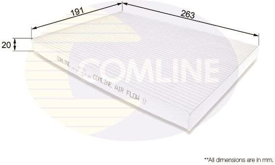 Filter, cabin air EKF191