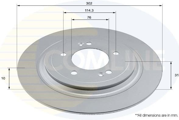 Brake Disc COATED ADC2983