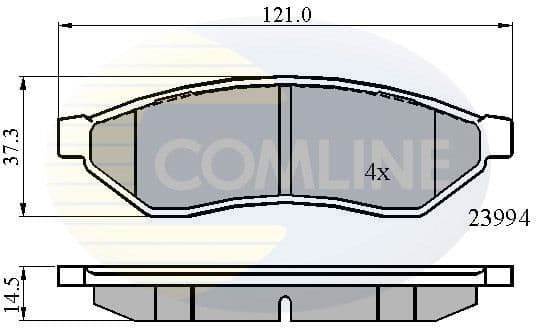 Brake Pad Set, disc brake CBP01190