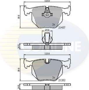 Brake Pad Set, disc brake CBP01547