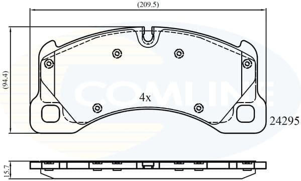 Brake pads front CBP06039