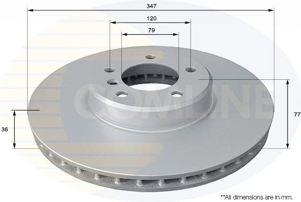 Brake Disc COATED ADC1747V