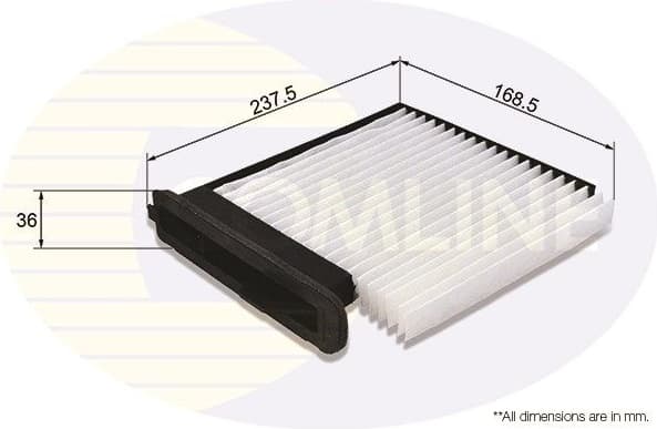 Filter, cabin air EKF325