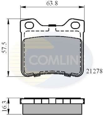 Brake Pad Set, disc brake CBP01060