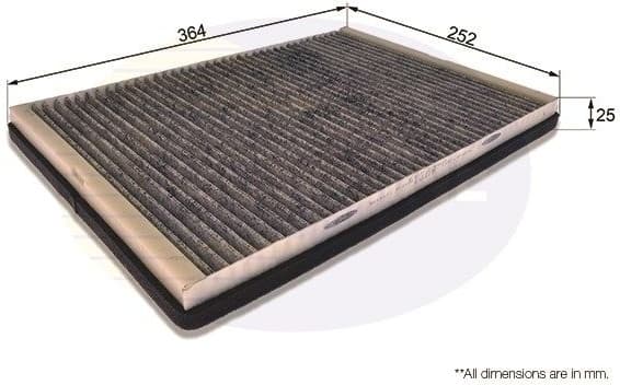 Filter, cabin air EKF246A