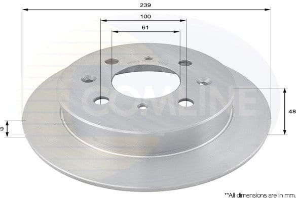 Brake Disc COATED ADC0510