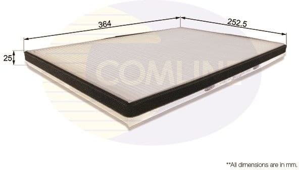 Filter, cabin air EKF246