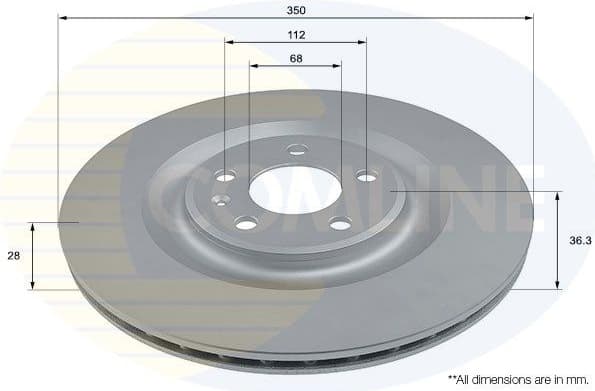 Brake Disc COATED ADC2963V