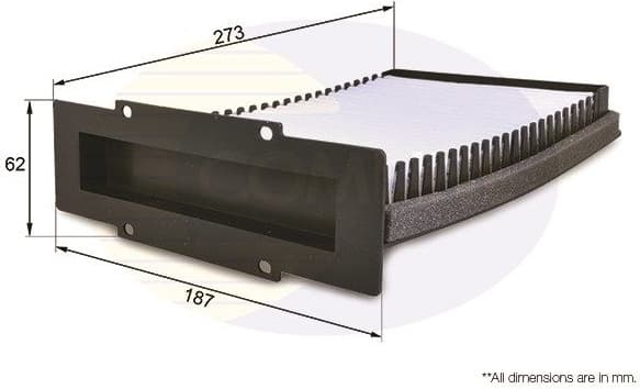 Filter, cabin air EKF283