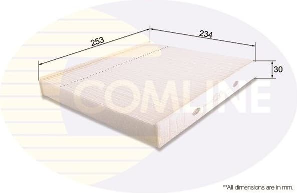 Filter, cabin air EKF328