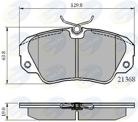 Brake Pad Set, disc brake CBP0493