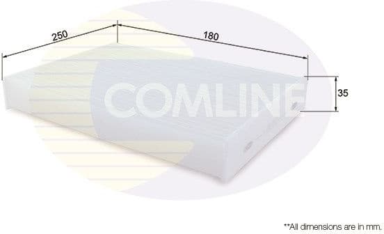 Filter, cabin air EKF371