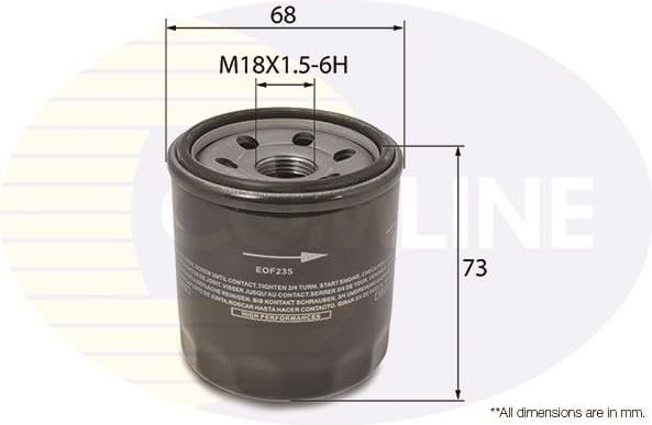 Oil Filter EOF235