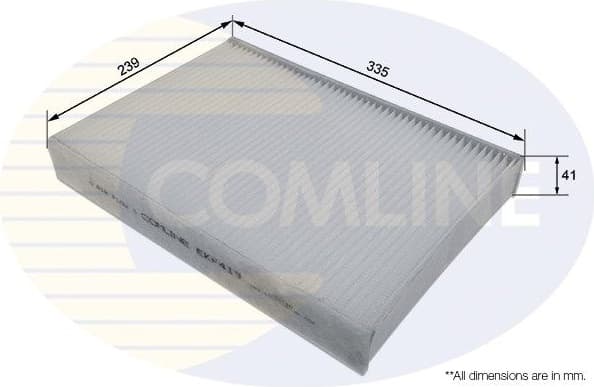 Filter, cabin air EKF419