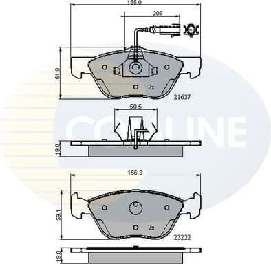 Brake Pad Set, disc brake CBP11772