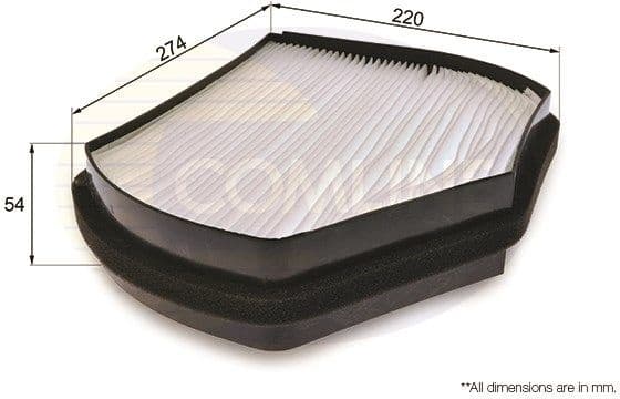 Filter, cabin air EKF197