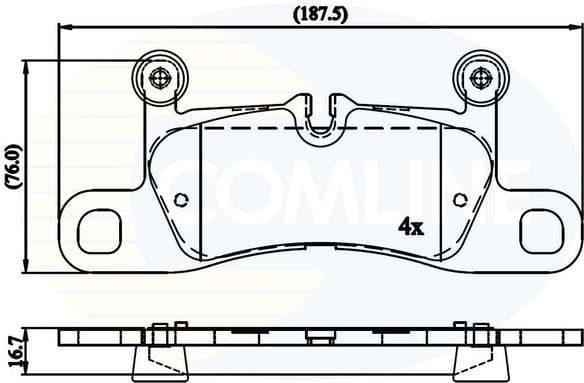 Brake Pad Set, disc brake CBP06048
