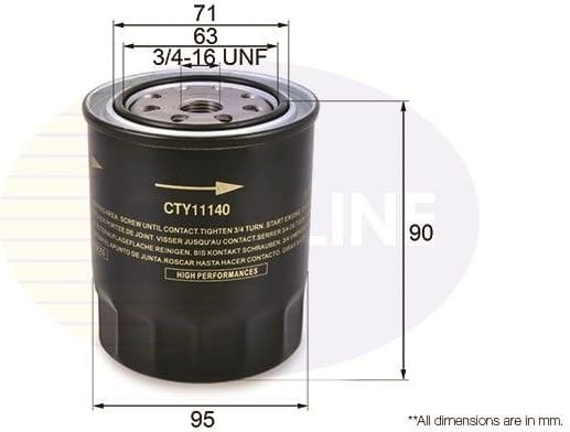 Oil Filter CTY11140