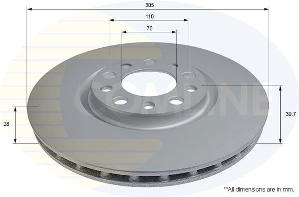 Brake Disc COATED ADC2842V