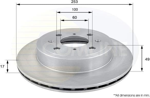 Brake Disc COATED ADC0920V