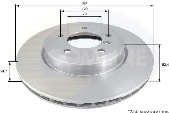 Brake Disc COATED ADC1732V