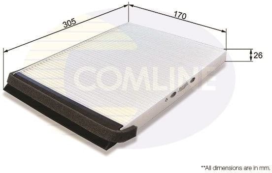 Filter, cabin air EKF233