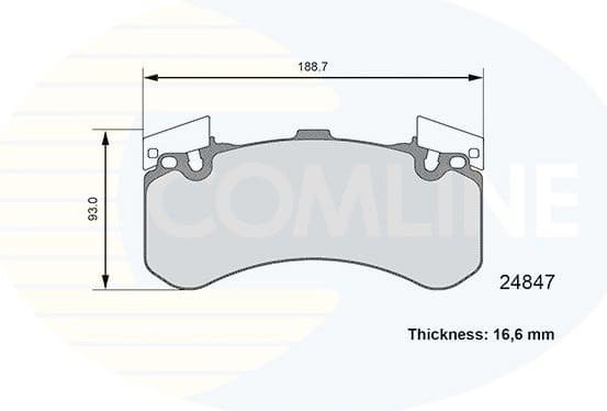 Brake Pad Set, disc brake CBP06109