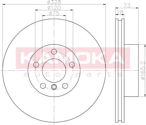 Brake discs kit front (2pcs) 103295 - image 3