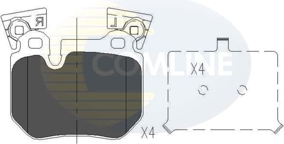 Brake Pad Set, disc brake CBP06023