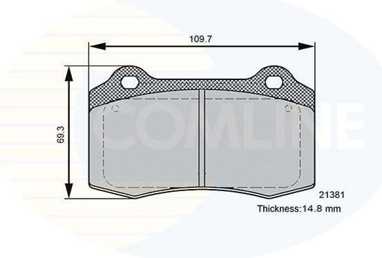 Brake Pad Set, disc brake CBP36089