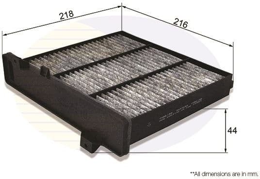 Filter, cabin air EKF395A