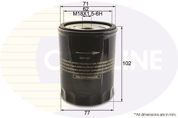 Oil Filter EOF035