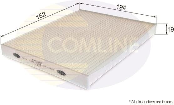 Filter, cabin air EKF302