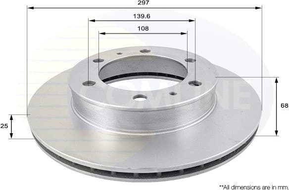 Brake Disc COATED ADC01169V