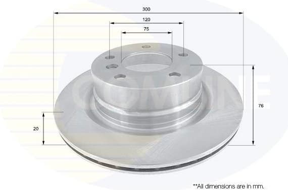 Brake Disc COATED ADC1744V