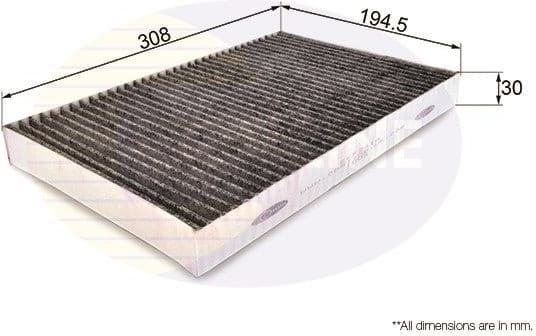 Filter, cabin air EKF241A