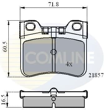 Brake Pad Set, disc brake CBP0771