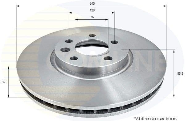 Brake Disc COATED ADC2610V