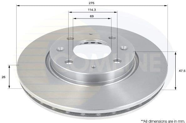 Brake Disc ADC1053V