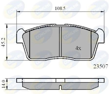 Brake Pad Set, disc brake CBP01113