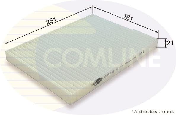 Filter, cabin air EKF387