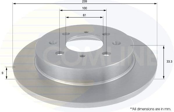 Brake Disc COATED ADC0573