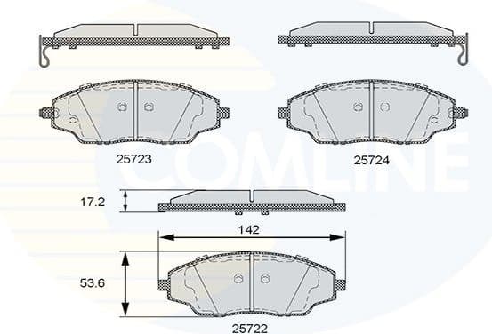 Brake Pad Set, disc brake CBP36083