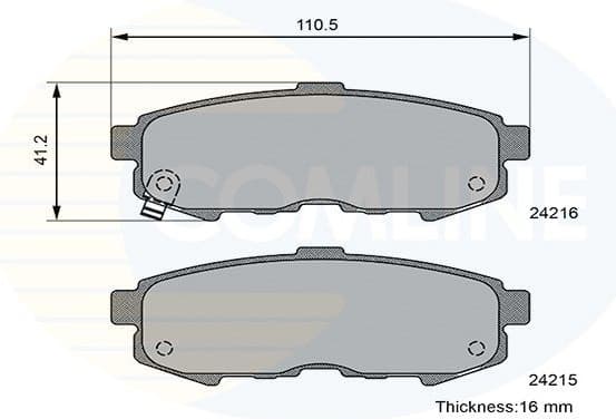 Brake Pad Set, disc brake CBP36088