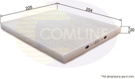 Filter, cabin air EKF374